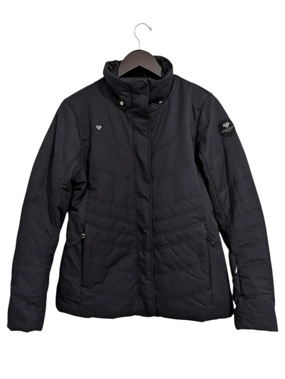 Obermeyer Black Insulated Ski Snow Jacket Women’s Size 10